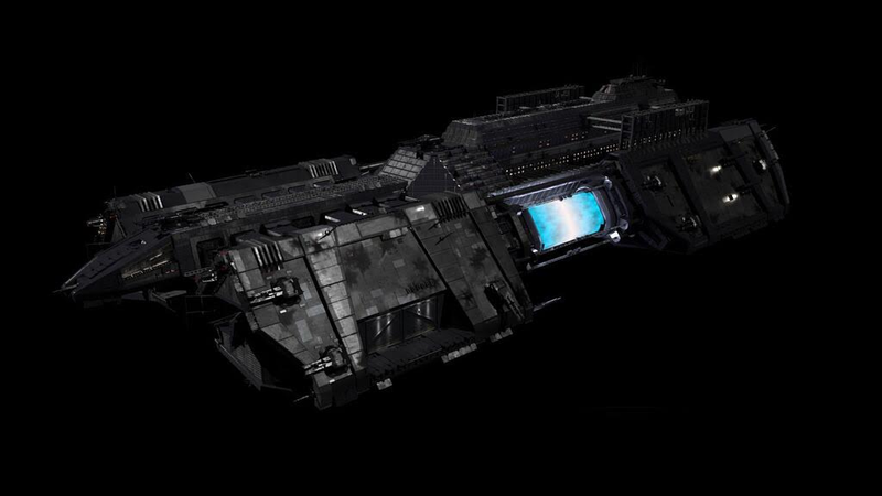 Illustration for article titled How Syfy's Dark Matter Created the Ultimate Police Ship